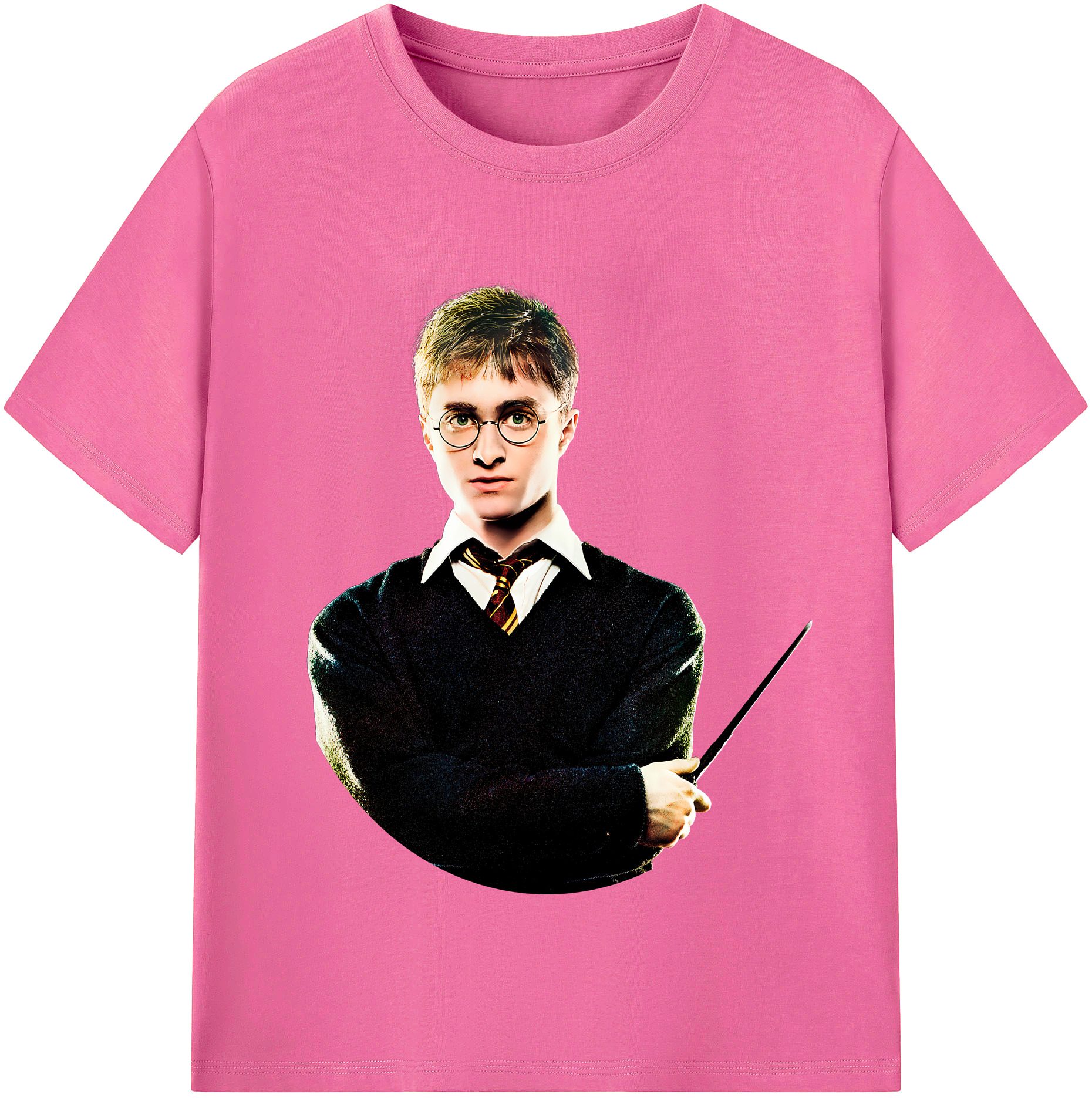 （画像用） Harry Potter ハリー・ポッターシリーズ レディースカジュアルプリントTシャツ（綿100％）